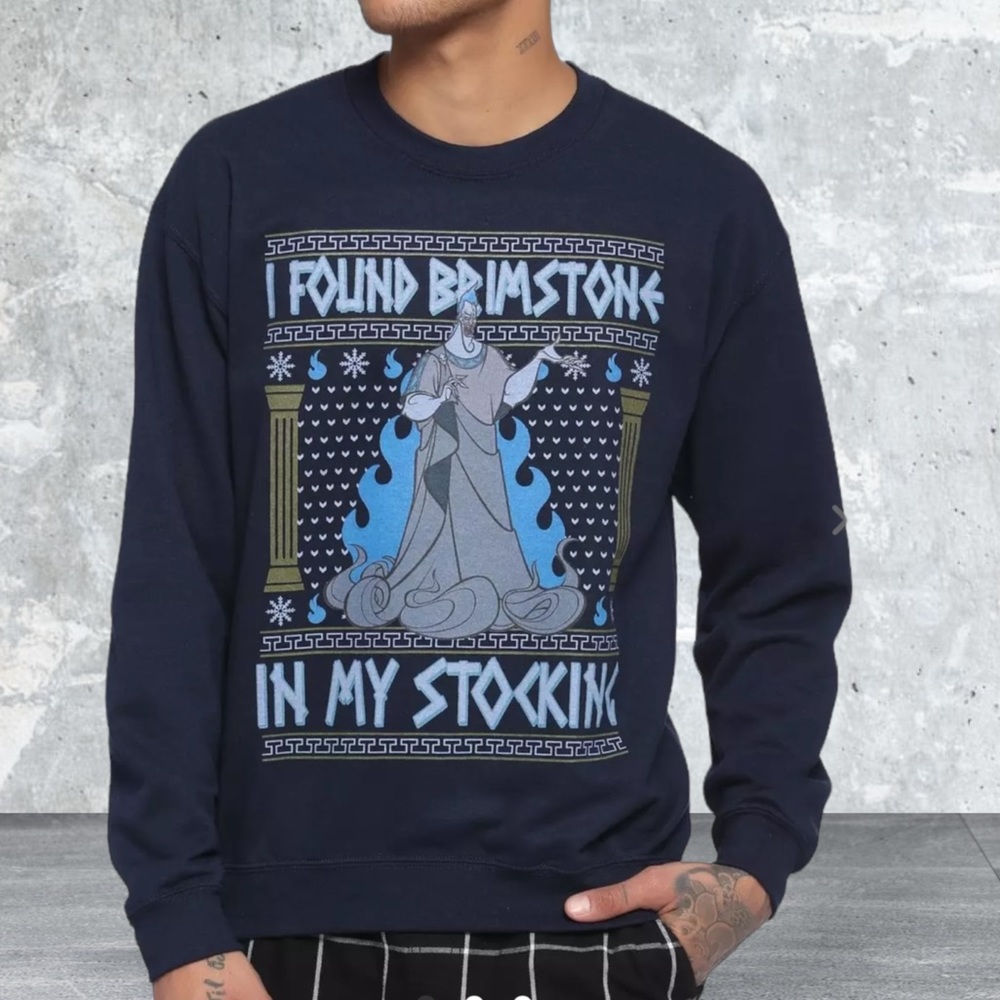 New DISNEY VILLAINS
Disney Hercules Hades Brimstone Sweatshirt size M